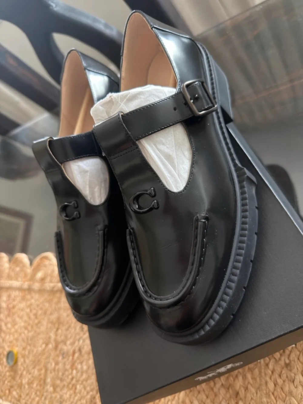 Coach Liv Leather Mary Jane’s - Picture 3 of 6